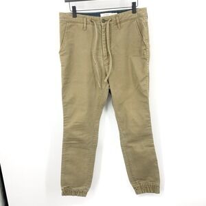 Nonnative Men Size 2 Small Medium Pants Khaki Brown Joggers Cotton Chinos P2426